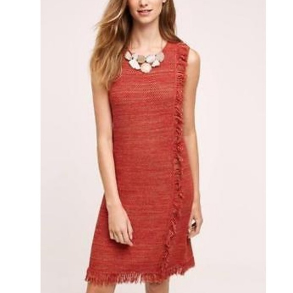 Anthropologie Dresses & Skirts - HOLDING HORSES burnt red dress